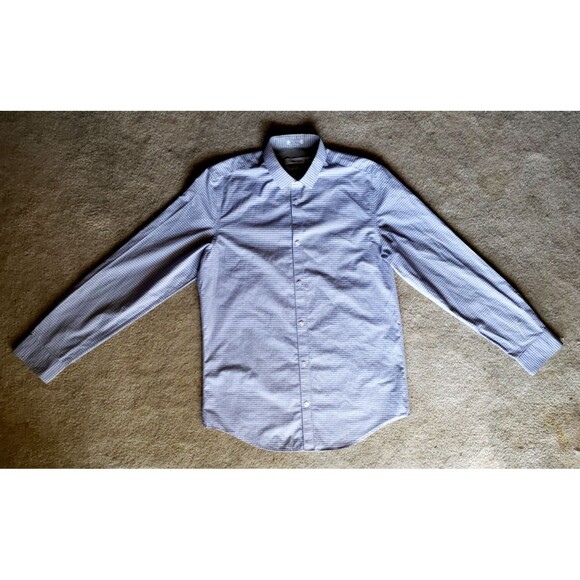Calvin Klein Infinite Cool Men's Long Sleeve Woven Shirt  Non-Iron Bottom Up S/P - Picture 8 of 14